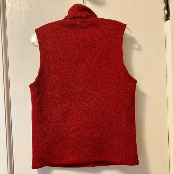 Patagonia Better Sweater Vest Red Full Zip Men's size Small Unisex - Picture 4 of 14